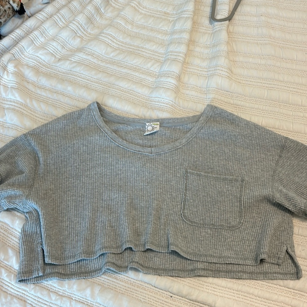 aerie waffle top